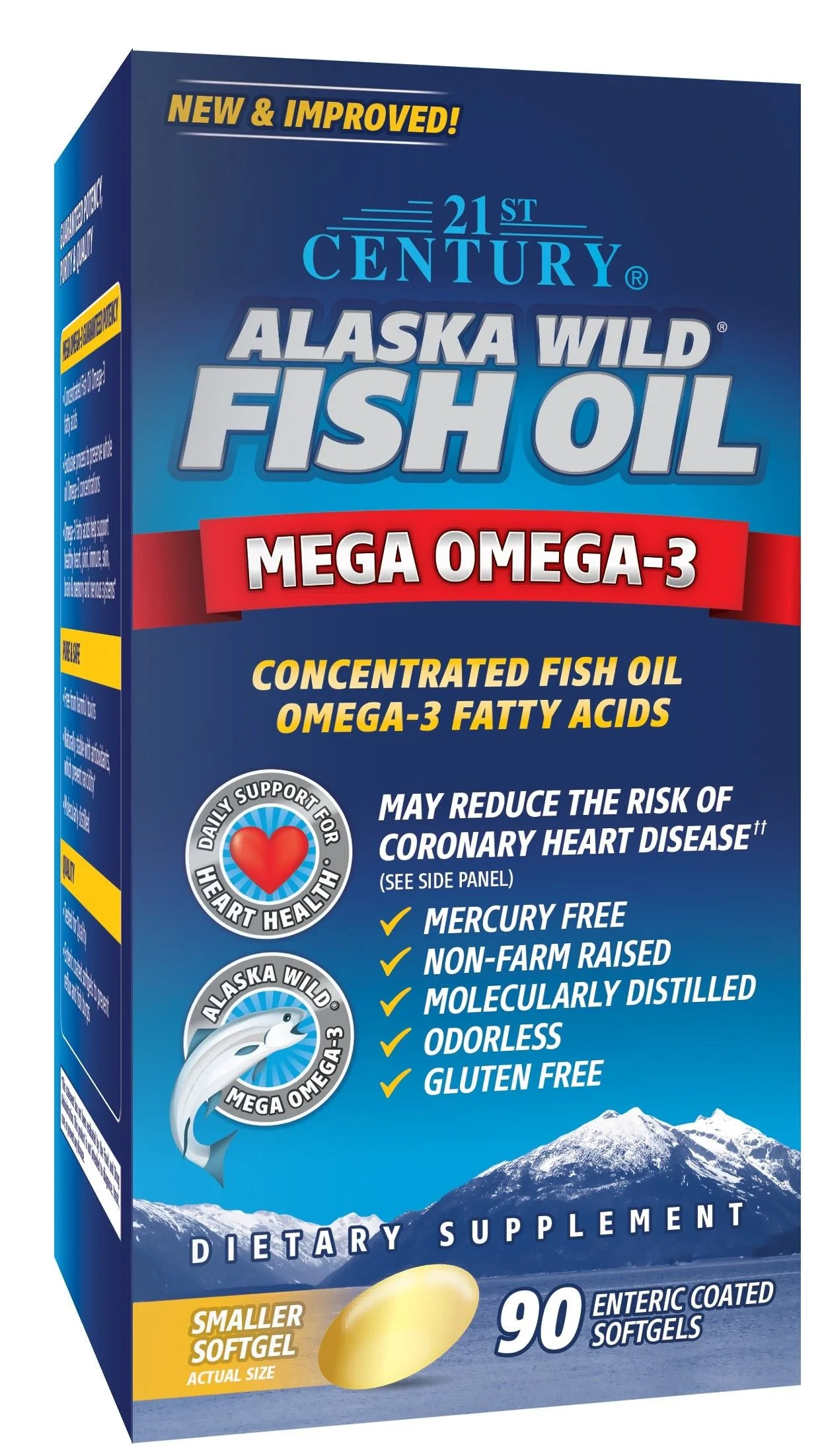 Alaska Wild Fish Oil 90 Softgels